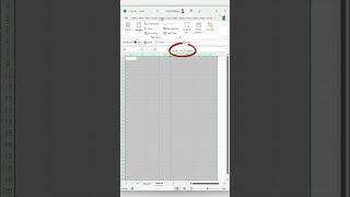 Create Perfect Square Grids in Excel in Seconds! #shorts