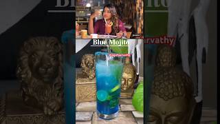 ഇന്ന് ഒരു ബ്ലൂ മോജിറ്റോആയാലോ BLUE CURACAO MOJITO💙 #vlogofparvathy #youtubeshorts #dileep #trending