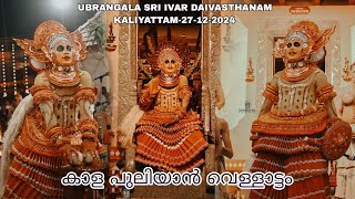 കാള പുലിയാൻ വെള്ളാട്ടം |KAALAPULIYAN|UBRANGALA SRI IVAR DAIVASTHANAM |@satheeshrajbdk8634