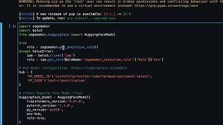 Deploy a HuggingFace Sentiment Analysis Model on AWS Sagemaker