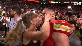 Taylor Swift & Travis Kelce KISS after winning the Super Bowl | FULL TAYLOR SWIFT HIGHLIGHTS