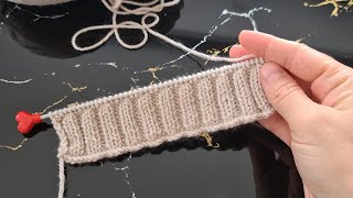 I knitted it in 1 hour 😃How to easy knitting baby sock for step by step ✅️