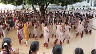 bathukamma festival started advance in schools @ KGBV school bachannapet