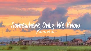 Somewhere Only We Know - Keane (lyrics)