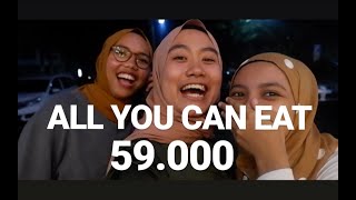 AYCE JINMAN || makan sepuasnya cuma 60ribu di all you can eat indonesian food