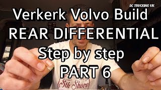 RC TRUCK | VERKERK VOLVO BUILD | REAR DIFFERENTIAL | Part 6 step by step