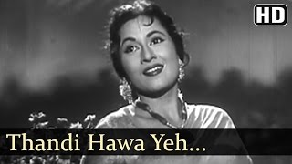 Thandi Hawa Yeh Chandni Suhani  - Jhumroo Songs - Kishore Kumar - Madhubala - Filmigaane