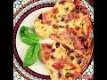 bacon mozzarella pizza