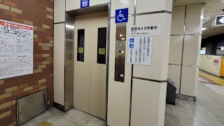 【更新前 三菱製】札幌市営地下鉄東西線 西１８丁目駅 宮の沢方面エレベーター