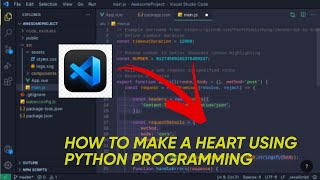 How to create heart shape through visual code!