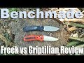 Benchmade 560 Freek Review.  Griptilian 551 MURDERER?  The batoning will eviscerate you!