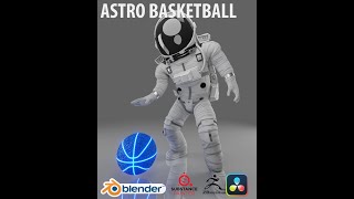 Space Basketball 3D Animation | Astro Boy | Blender Animation