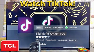 How to Install TikTok on TCL Smart TV | Watch TikTok on TCL TV