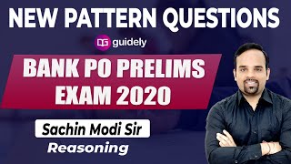 New Pattern Reasoning Questions | Bank PO Prelims | Reasoning by Sachin Modi Sir | SBI, RRB PO 2020