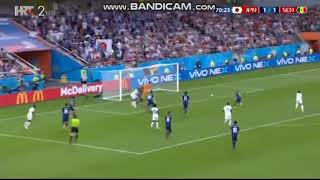 Moussa Wague GOAL  vs JAPAN  World Cup 2018