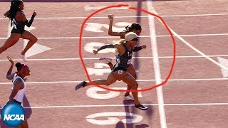 Inches decide blistering women's 200m at 2019 NCAA Outdoor Championship