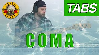 Coma bass bass tabs cover - Guns 'n Roses