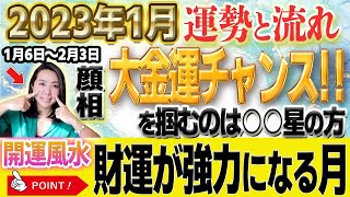 【2023年1月 鑑定結果】財運が強力になる月‼︎金運上げる開運風水はコレ！