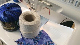 How to add macrame and quilt to your rope bowl