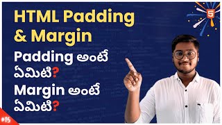 HTML - CSS Padding & CSS Margin in Telugu Html Tutorial | CSS Border | #html #htmlintelugu #css