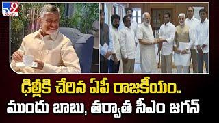 ఢిల్లీకి చేరిన ఏపీ రాజకీయం.. ముందు బాబు, తర్వాత సీఎం జగన్.. | CM YS Jagan Delhi Tour - TV9