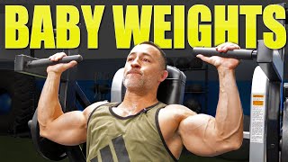 BIGGER MUSCLES Using BABY WEIGHTS 👶 TriCon Training For Men Over 40