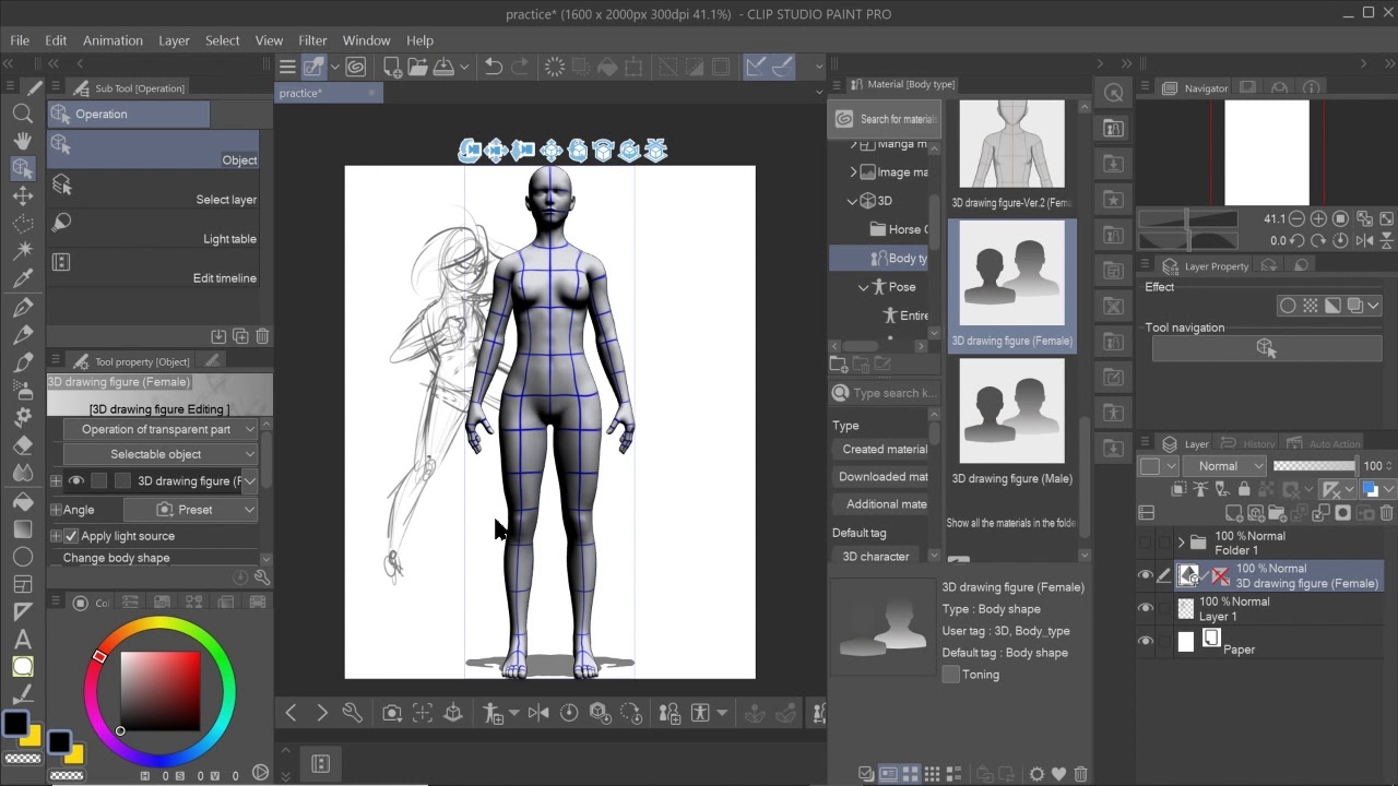 Clip Studio Paint 3d Characters - Omegavol