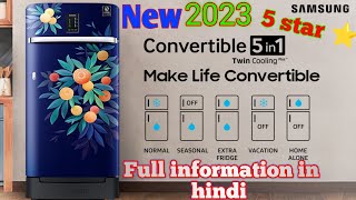 best  💥2023 digi⭐ TOUCH COOL SAMSUNG  fridge⚡ REVIEW /unbox #samsungfridge /RR21C2F25NK/#freezer