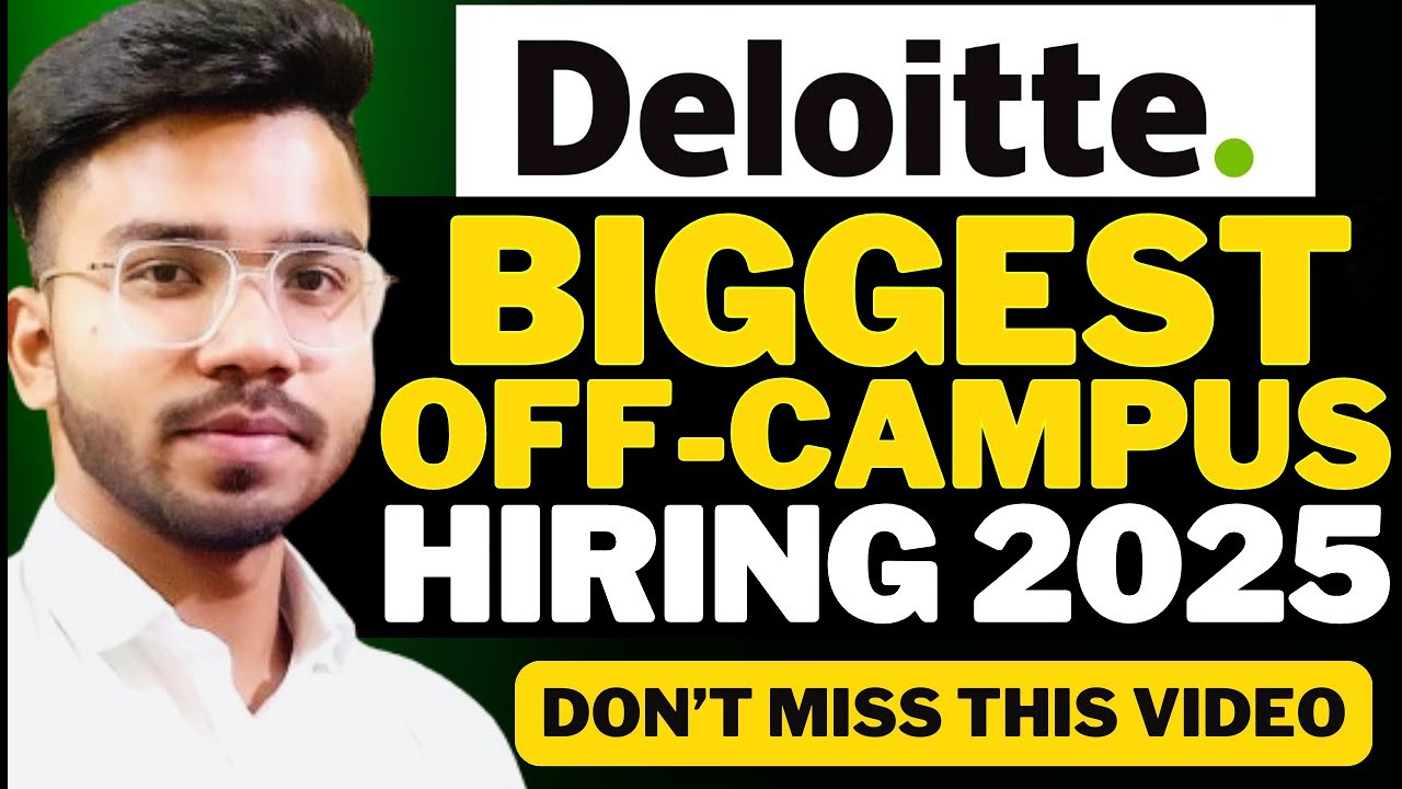 Deloitte Biggest Off Campus Hiring Announced Off Campus Drive For