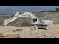 liebherr r9150b in a quarry.