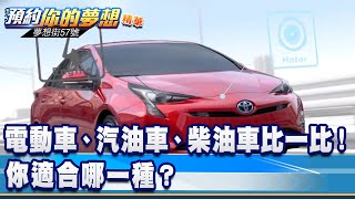 電動車、汽油車、柴油車比一比！ 你適合哪一種？《@57DreamSt  預約你的夢想 精華篇》20220127 李冠儀 張迺庭 蔡崑成