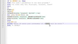 Linux: Programming Loops and Parameters