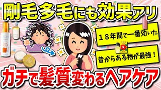 【ガルちゃん有益】どんな剛毛でも効果アリ！サラツヤになれるヘアケア方法＆おすすめ市販アイテム（髪の老化、うねり、パサつき、多毛）