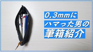 《結局これが最強》0,3mmにハマった男の筆箱紹介！