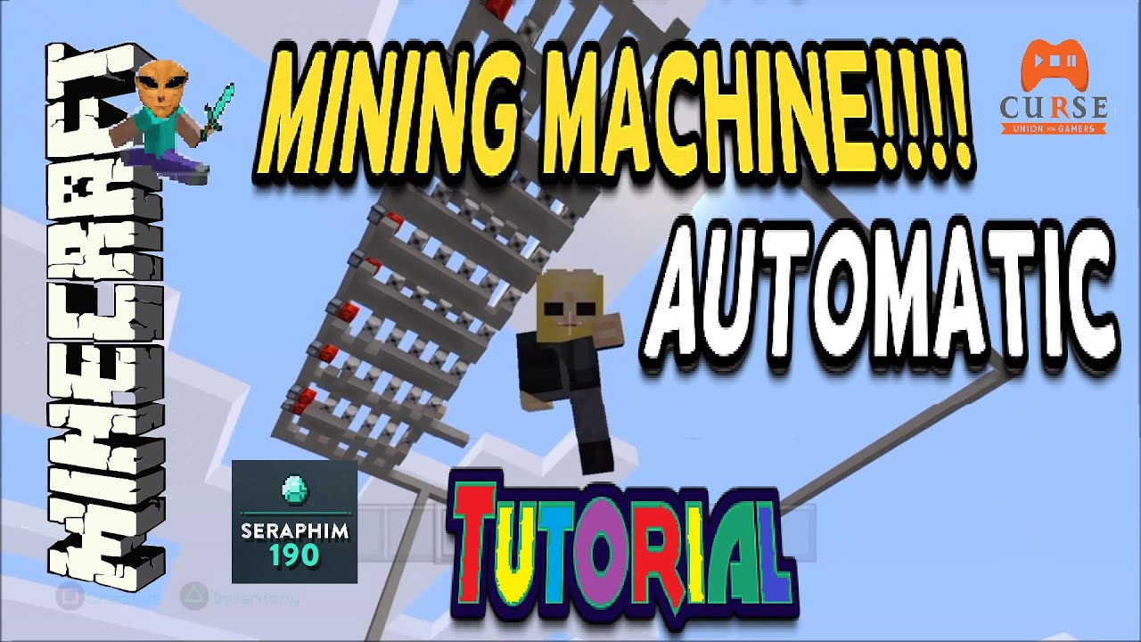 Minecraft Automatic Mining Machine Episode 496 Youtube
