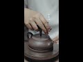 unintentional asmr chinese artisan making a traditional zisha teapot