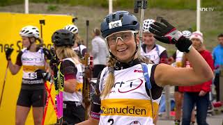 Blink Skifestival '21 - Biathlon, Rollerskiing, Mass Start, Women (Norwegian commentary)