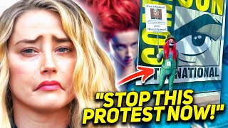 Amber RAGES! HUGE Comic-Con Protest Demands Her Fired From Aquaman 2