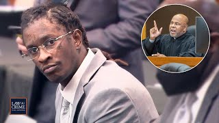 Young Thug Judge Furious as Drug Contraband is Smuggled into Court