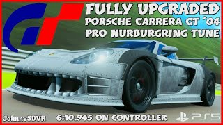 Gran Turismo 7 - Porsche Carrera GT Pro Tune | Nurburgring 6:10.945 Setup | #GT7