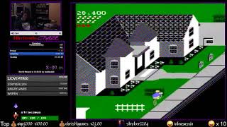 NES Paperboy Perfect Delivery 10:33.949 [Previous WR] - Twitch Stream