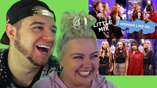 Little Mix Sing 'Woman Like Me' Doing Impressions Of Iconic Women | COUPLE REACTION VIDEO