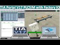PLCSIM S7-1500 connect with Factory IO software LAD Language