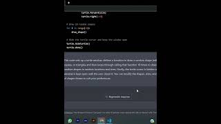 Drawing a Random Picture In Python With ChatGPT | PYTHON TURTLE