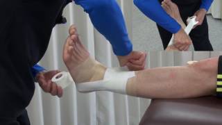 岩﨑由純・伝説のテーピング1「足首の内反捻挫ケア」Taping for ankle  sprain by Yoshizumi Iwasaki (BOC-ATC)