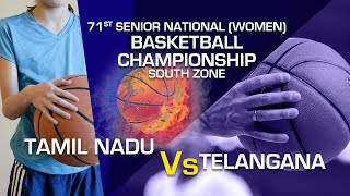 TAMIL NADU Vs TELANGANA (WOMEN ) 71st Senior National Basketball Championship - South Zone - Chennai