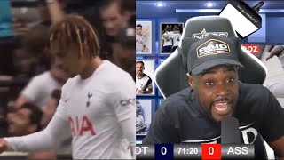 Tottenham Hotspur vs Arsenal | Dele Alli spectacular miss (+ Expressions Oozing reaction)