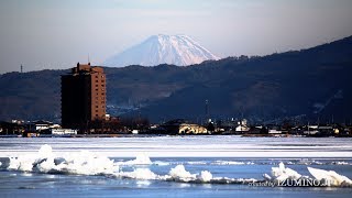 諏訪湖 「御神渡り」 2018 ドローン空撮