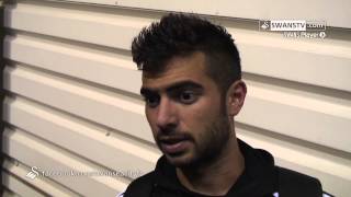 Swansea City Video: Jordi Amat's reaction to Birmingham defeat.