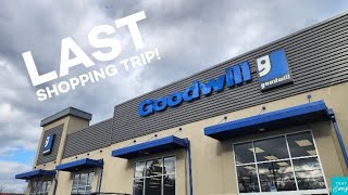 No More Shopping for the Rest of the Year! - Shop Along With Me - Goodwill Thrift Store